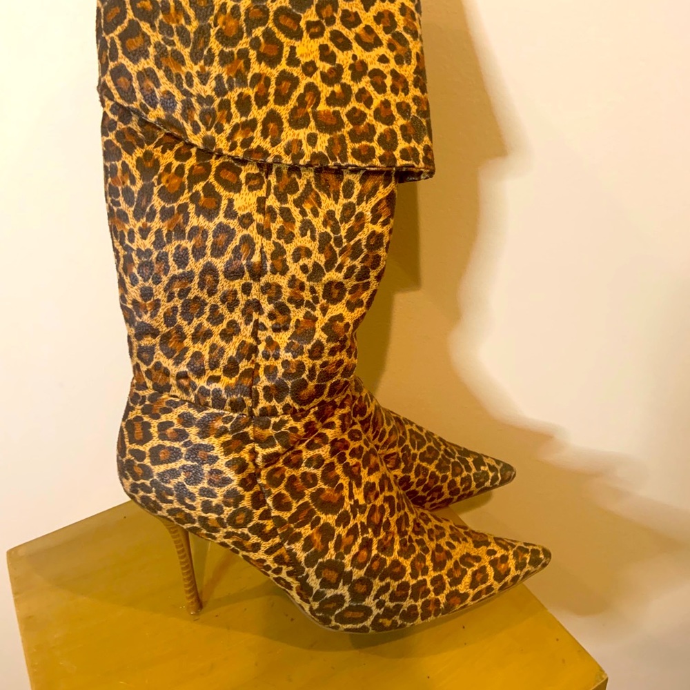 Leopard Boots